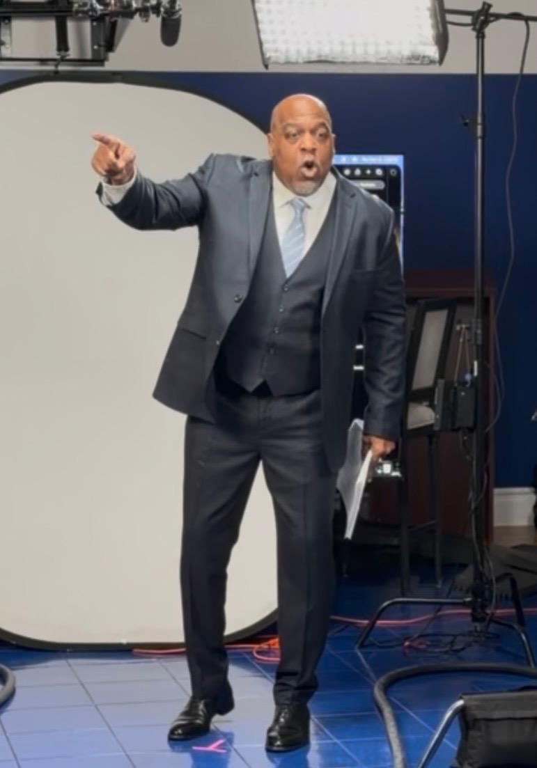 In Performance: A scene in progress during principal photography. The Bitcoin Rebellion, Sovereign Truth Media.